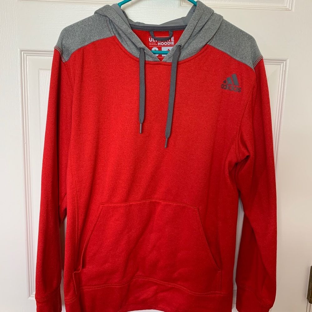 Men’s Adidas Red “Ultimate Hoodie”